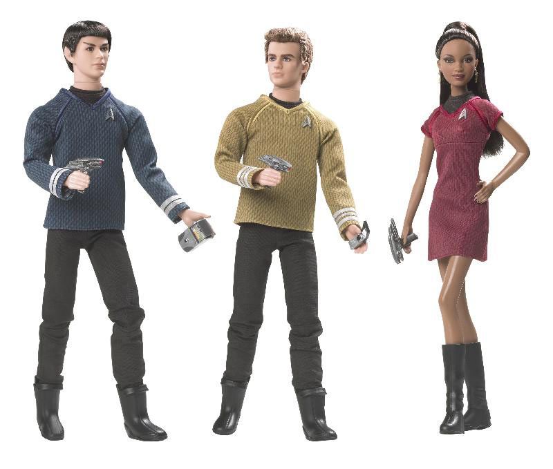 Star Trek Barbie Dolls from Matte