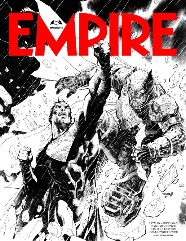 Batman v Superman Empire Magazine Cover
