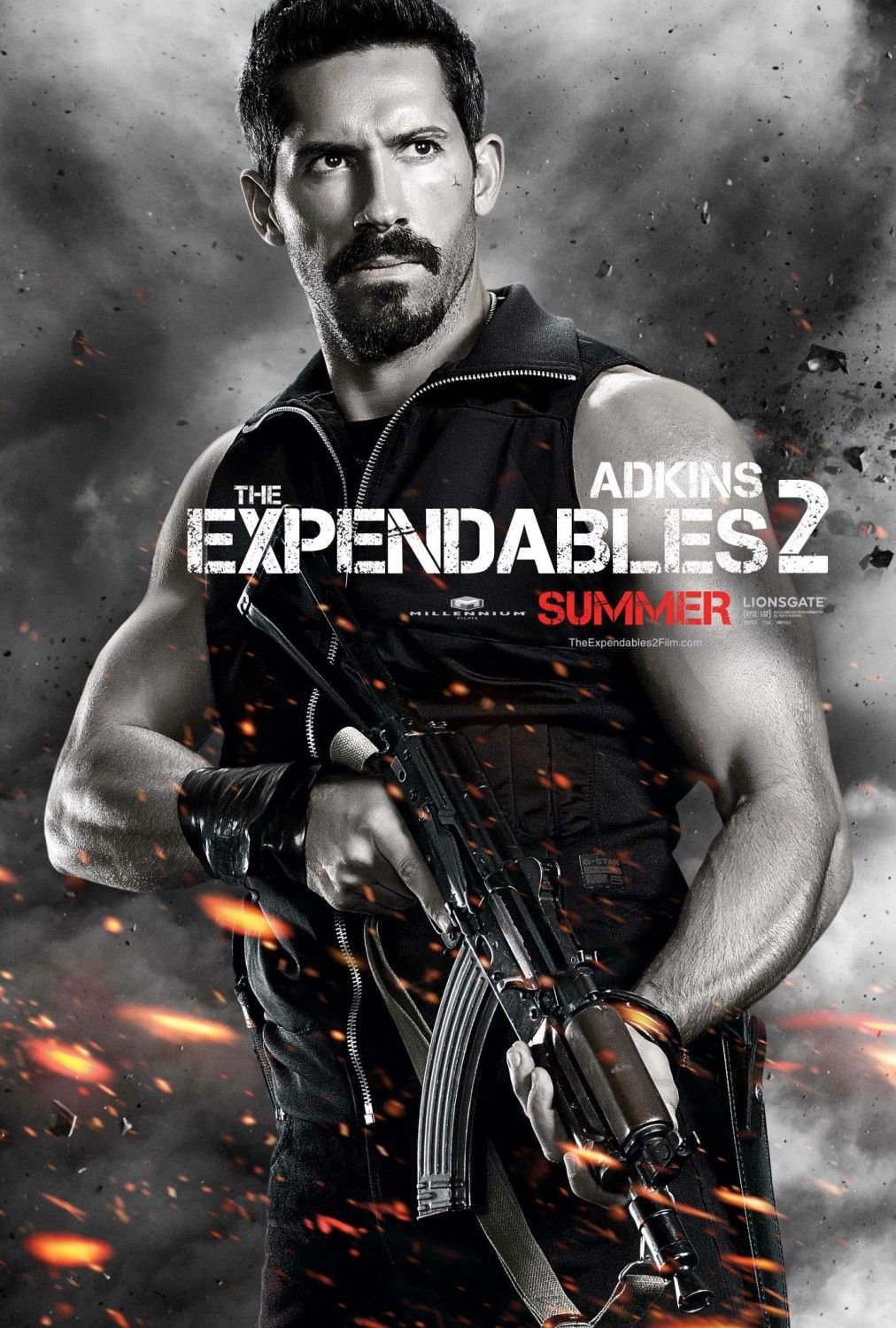The Expendables 2 Scott Adkins Character Poster