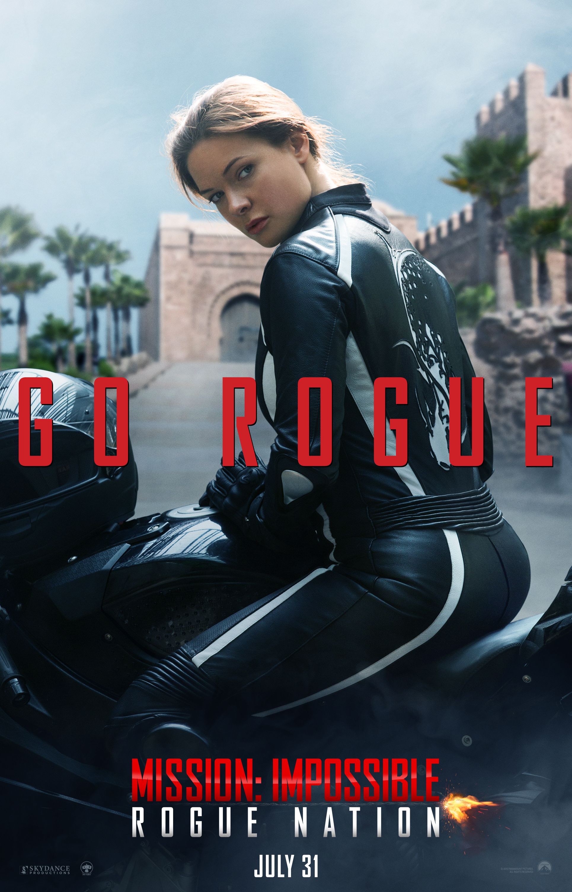 Mission: Impossible Rogue Nation Rebecca Ferguson Poster