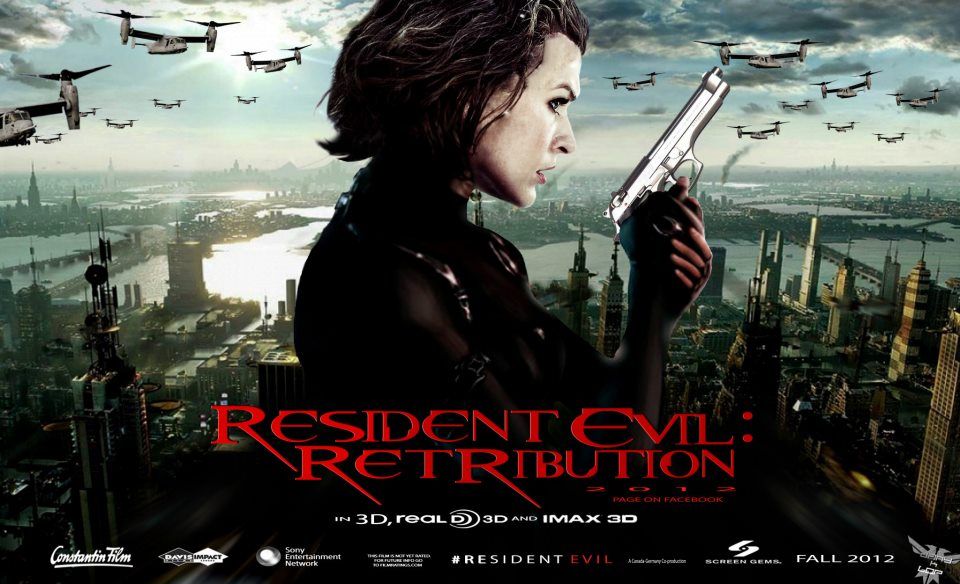 Resident Evil: Retribution Quad Poster
