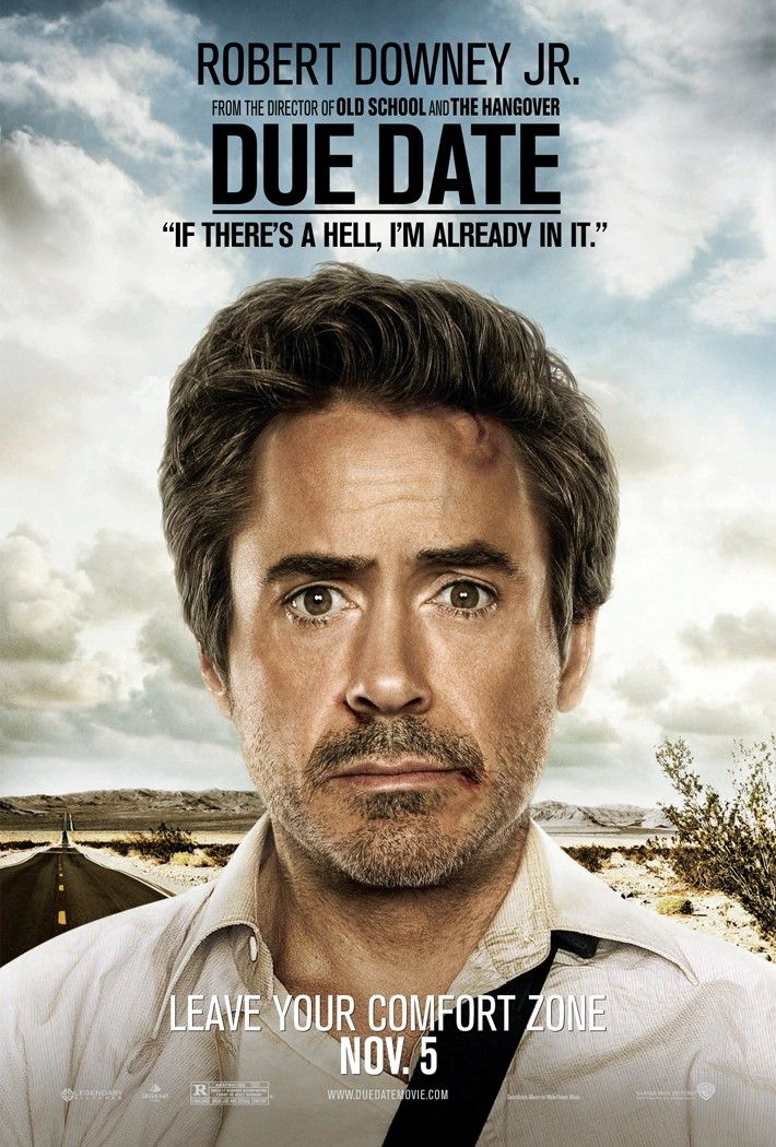 Due Date Robert Downey Jr. Poster