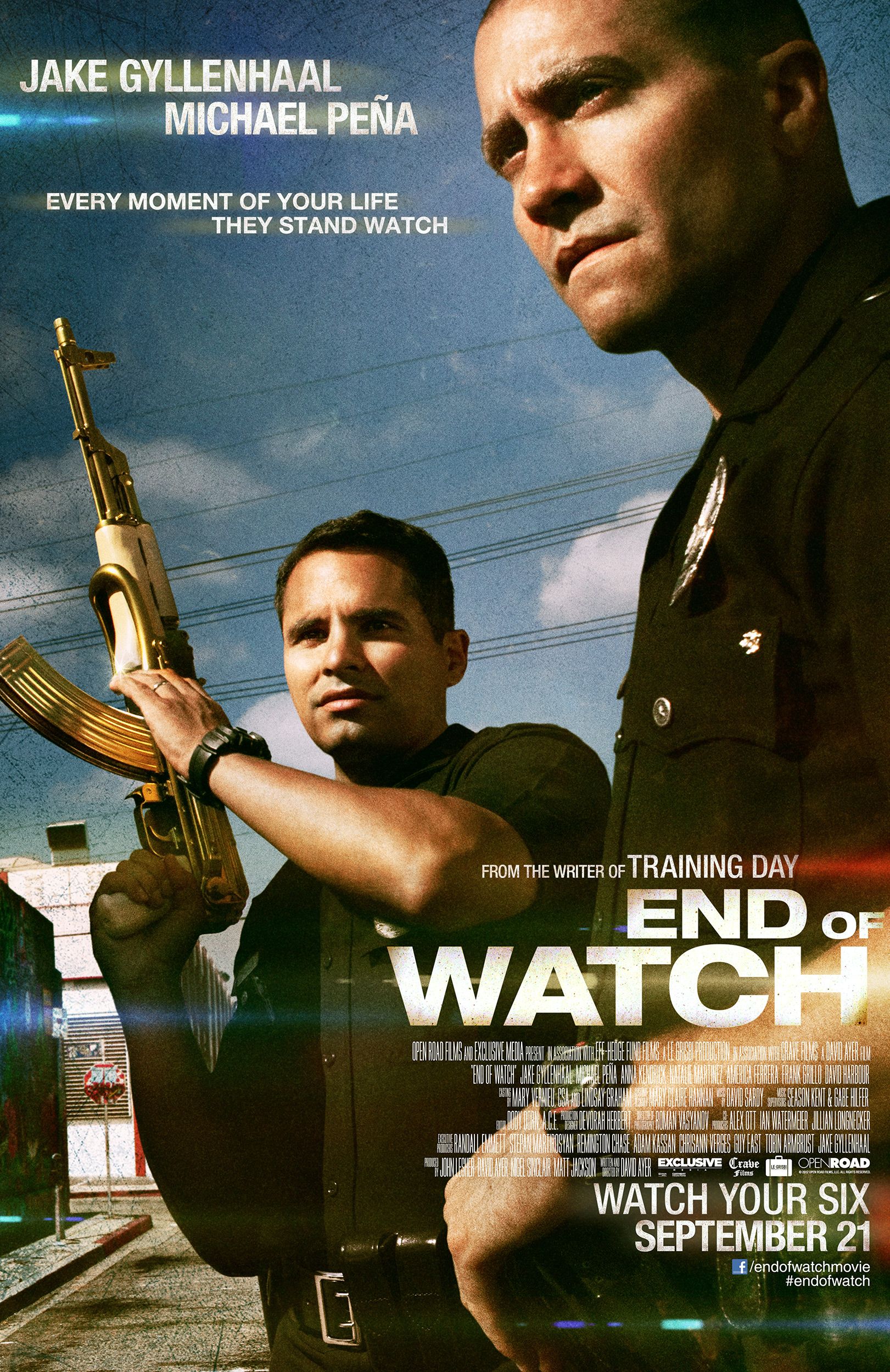 End of Watch Poster New Release Date