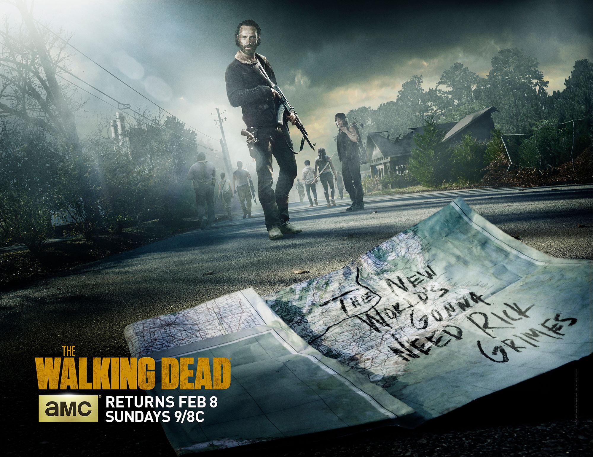 Walking Dead Season 5 Premiere Poster