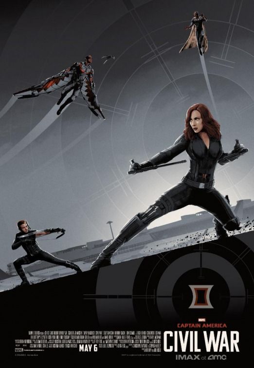 Captain America Civil War AMC Theatres IMAX Poster 3