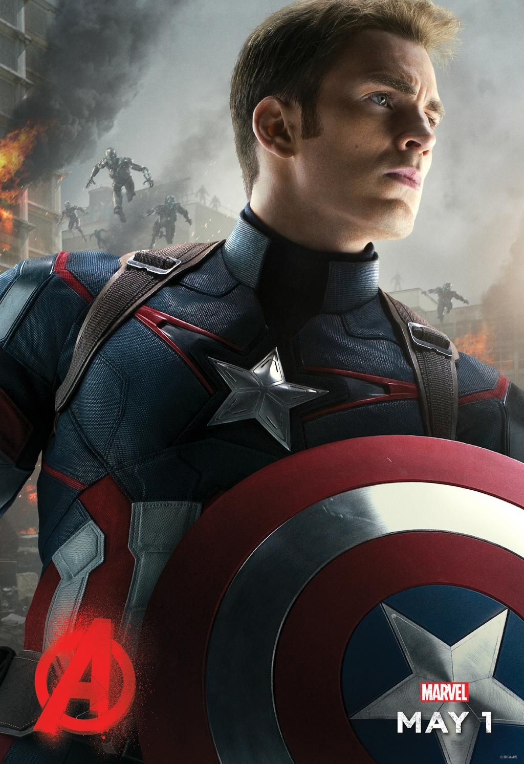 Avengers: Age of Ultron Captain America Character Poster