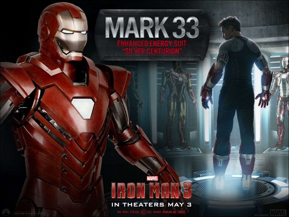 Iron Man 3 Mark 33 Concept Art