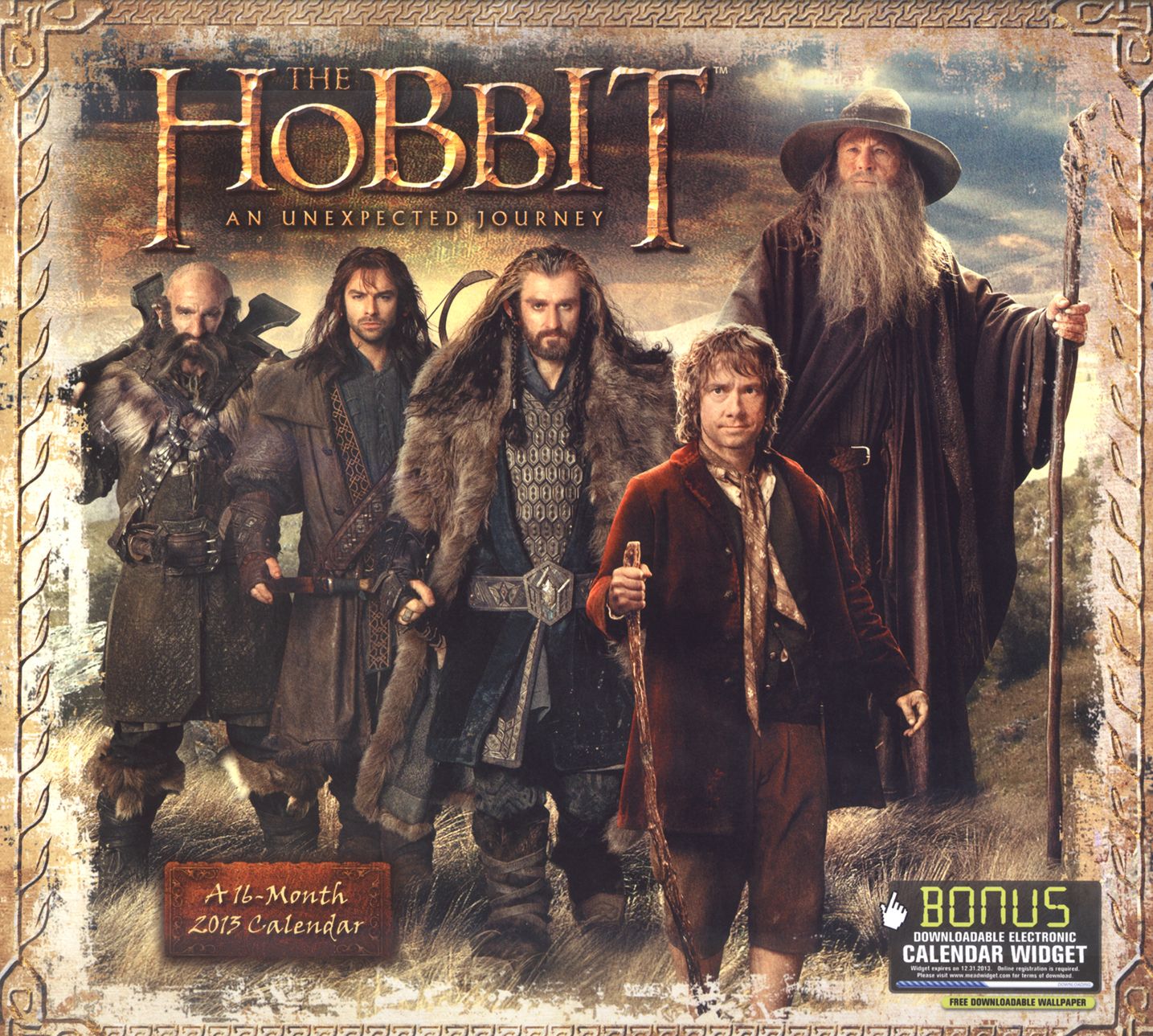 The Hobbit Calendar Cover