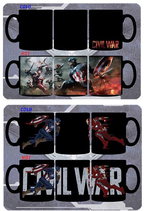 Captain America Civil War Mug Art 1