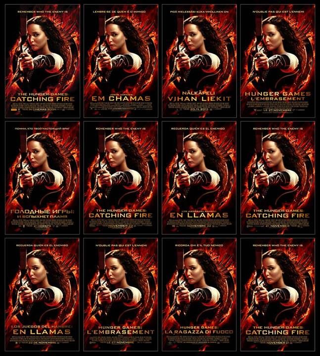 The Hunger Games Catching Fire International Posters