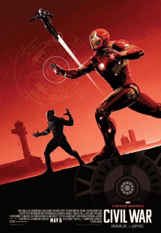 Captain America Civil War AMC Theatres IMAX Poster 2