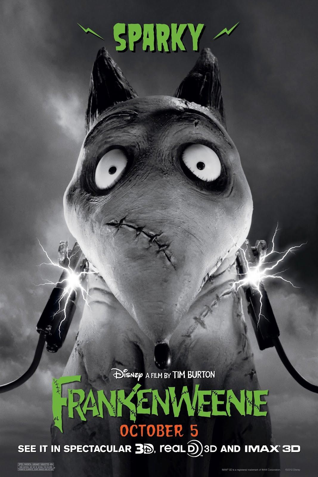 Frankenweenie Sparky Character Poster