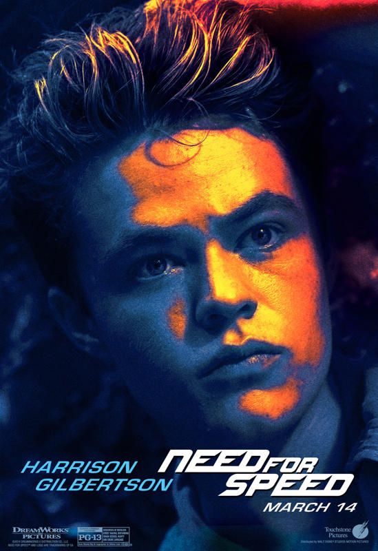 Need for Speed Harrison Gilbertson Character Poster