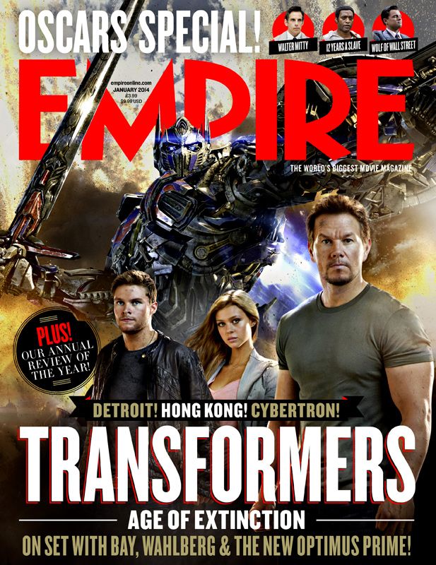 Transformers: Age of Extinction Empire Magazine Cover
