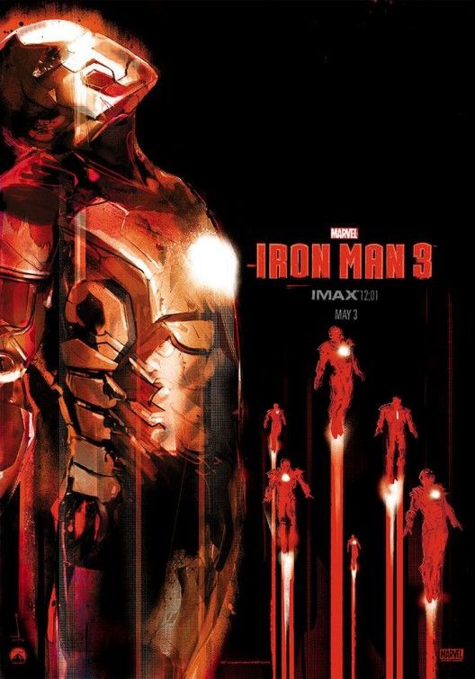 Iron Man 3 IMAX 12:01 poster