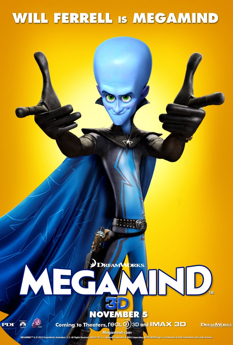 Will Ferrell as MegaMind