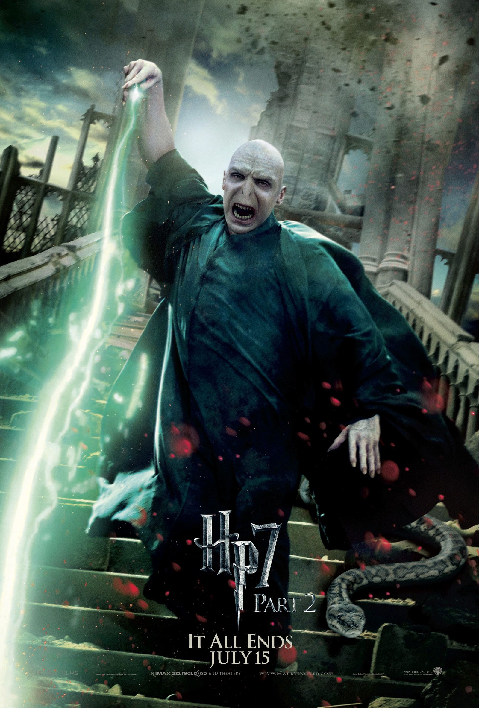 Harry Potter and the Deathly Hallows - Part 2 Voldemort Character Poster