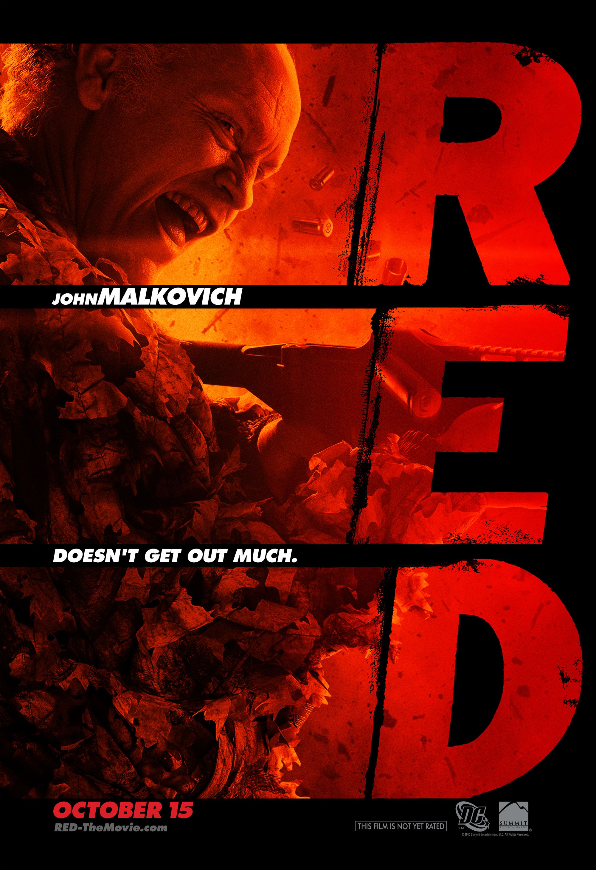 Red Character Poster John Malkovich