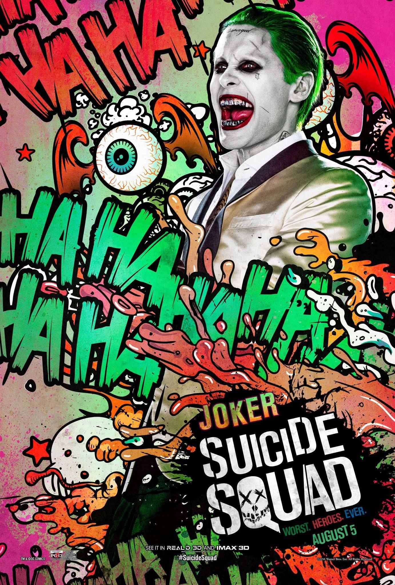 Suicide Squad Joker Comic Poster