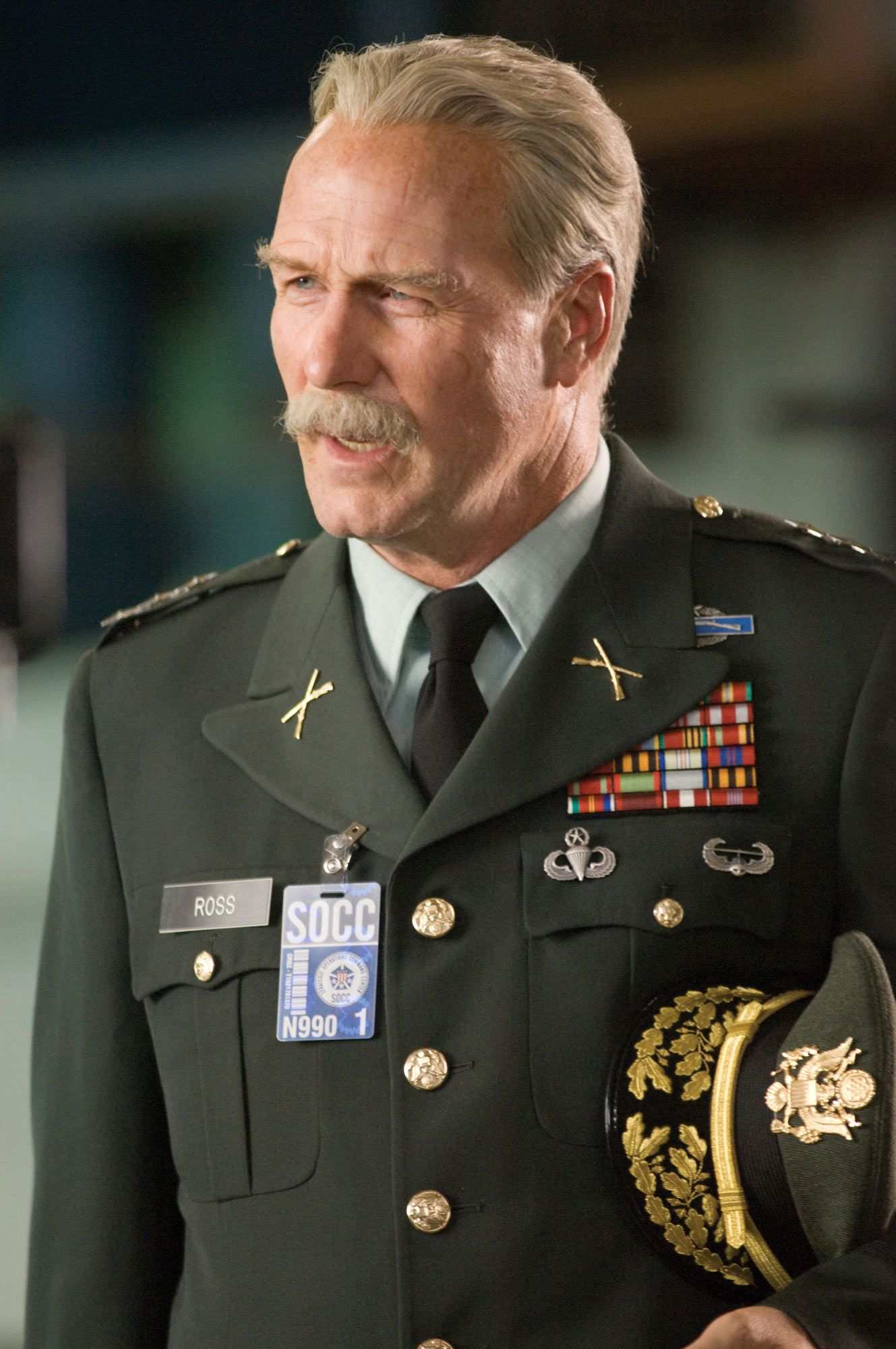 William Hurt is portraying General Thaddeus Thunderbolt Ross