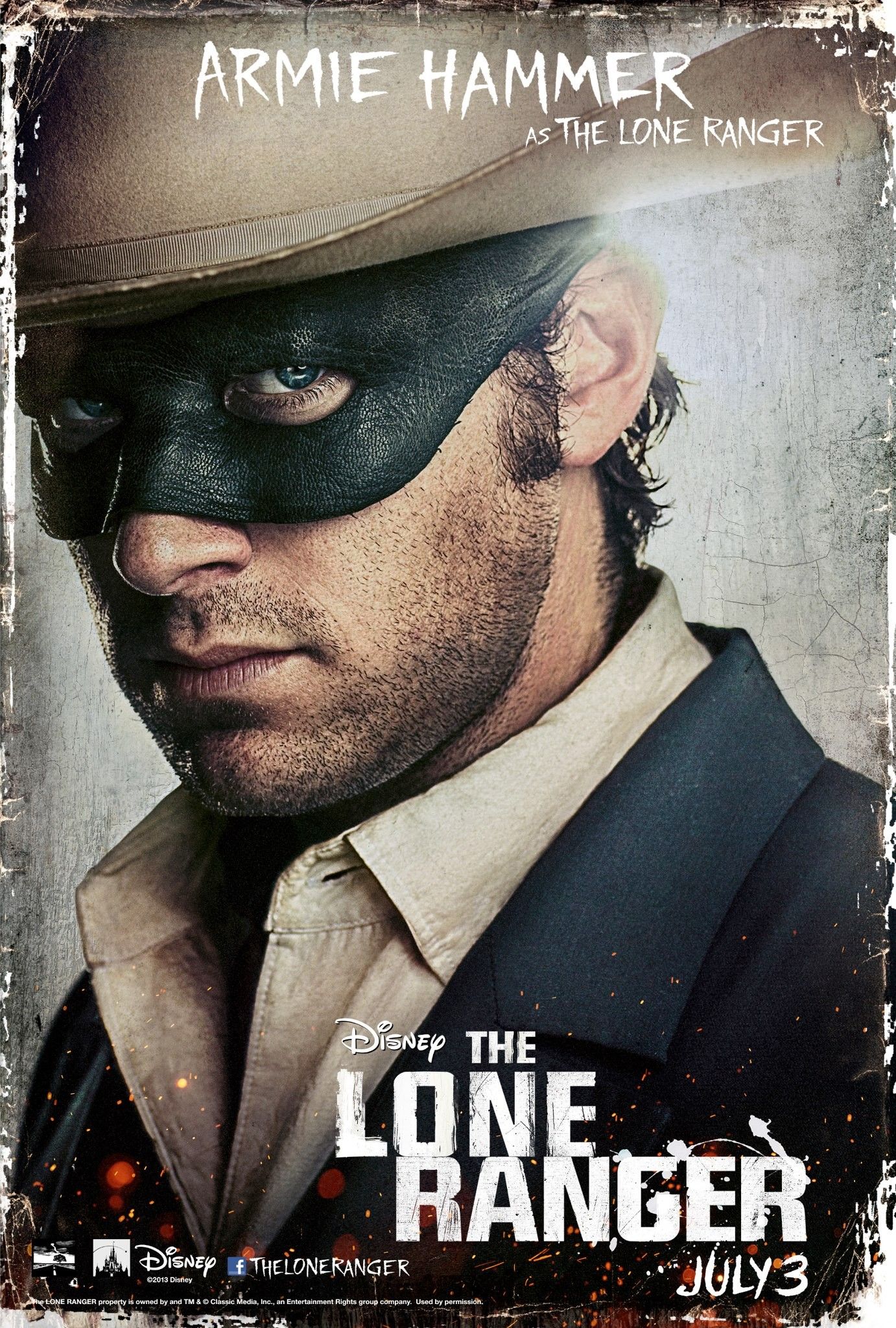 The Lone Ranger Character Poster