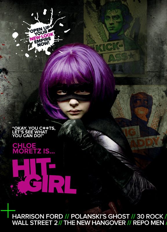 Hit Girl Kick-Ass Magazine cover