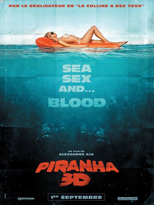 Piranha 3D French Poster
