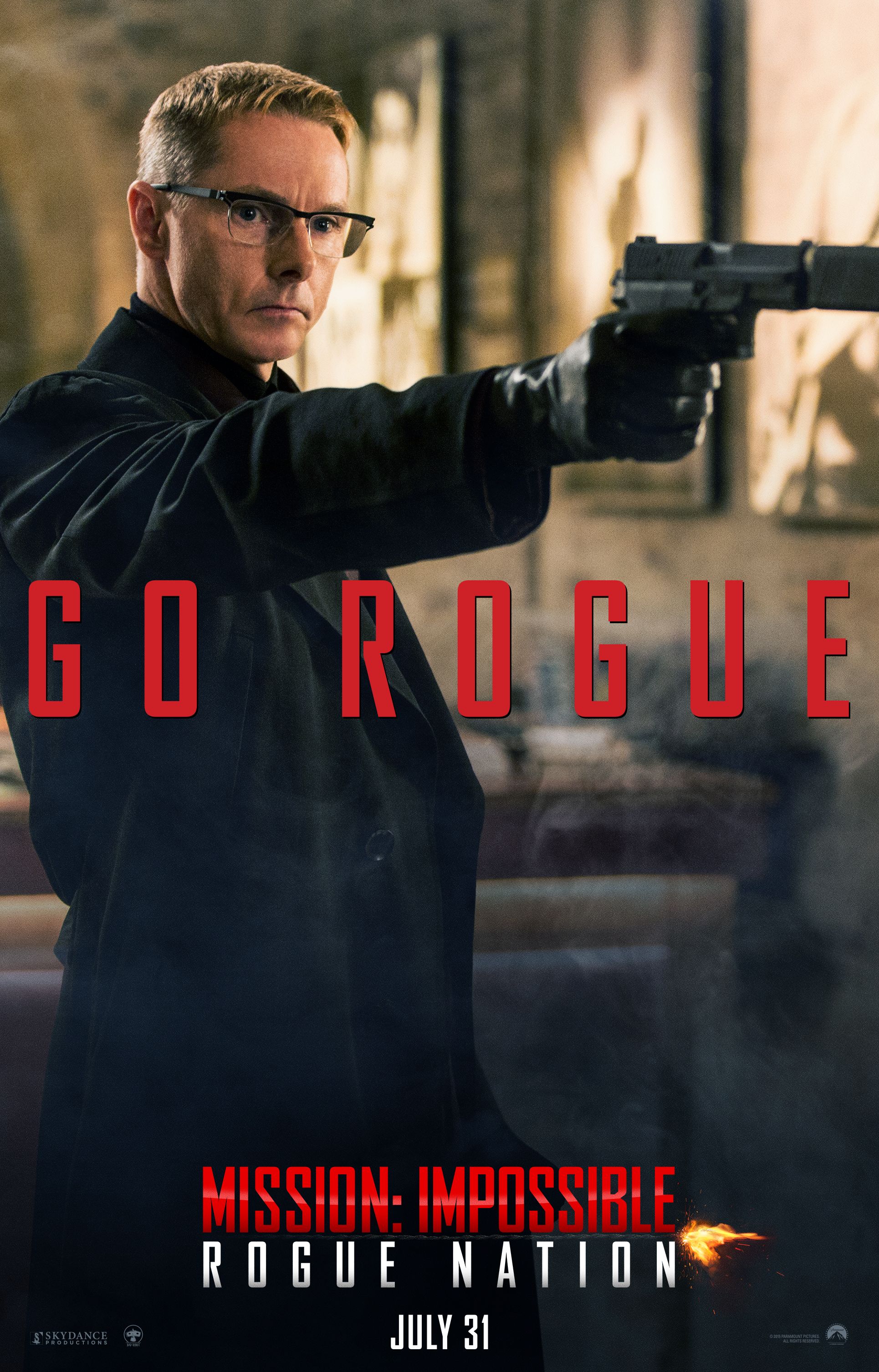 Mission: Impossible Rogue Nation Simon Pegg Poster