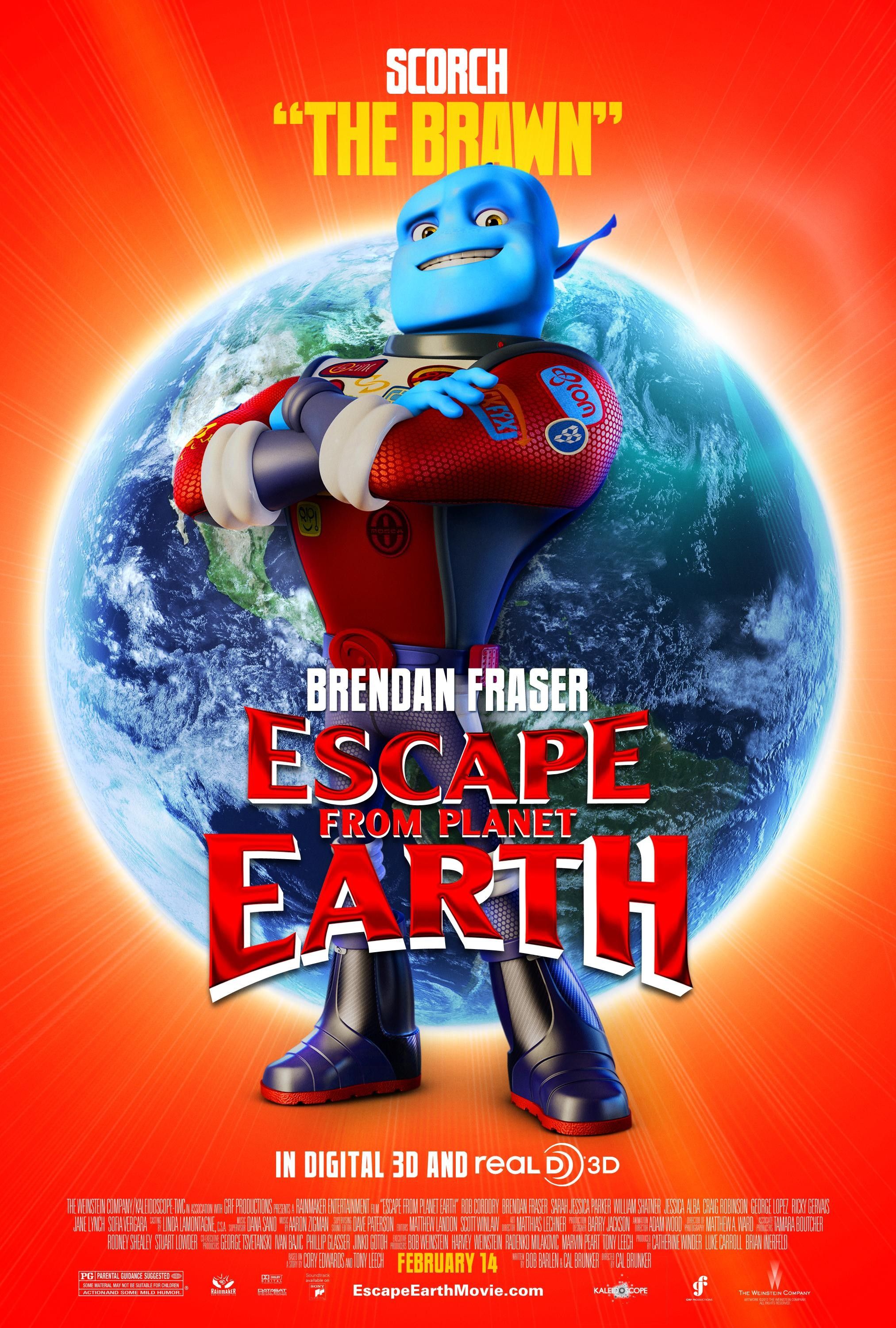 Escape From Planet Earth Scorch Supernova Character Poster