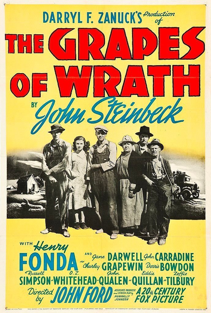 Grapes of Wrath movie poster