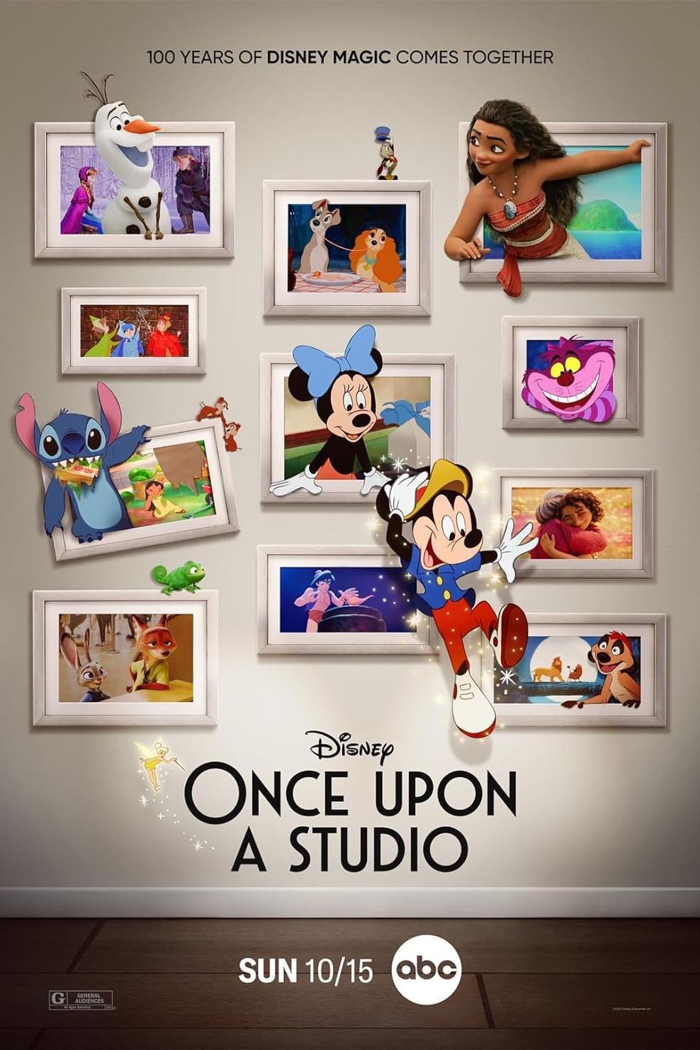 Once Upon a Studio Disney Poster