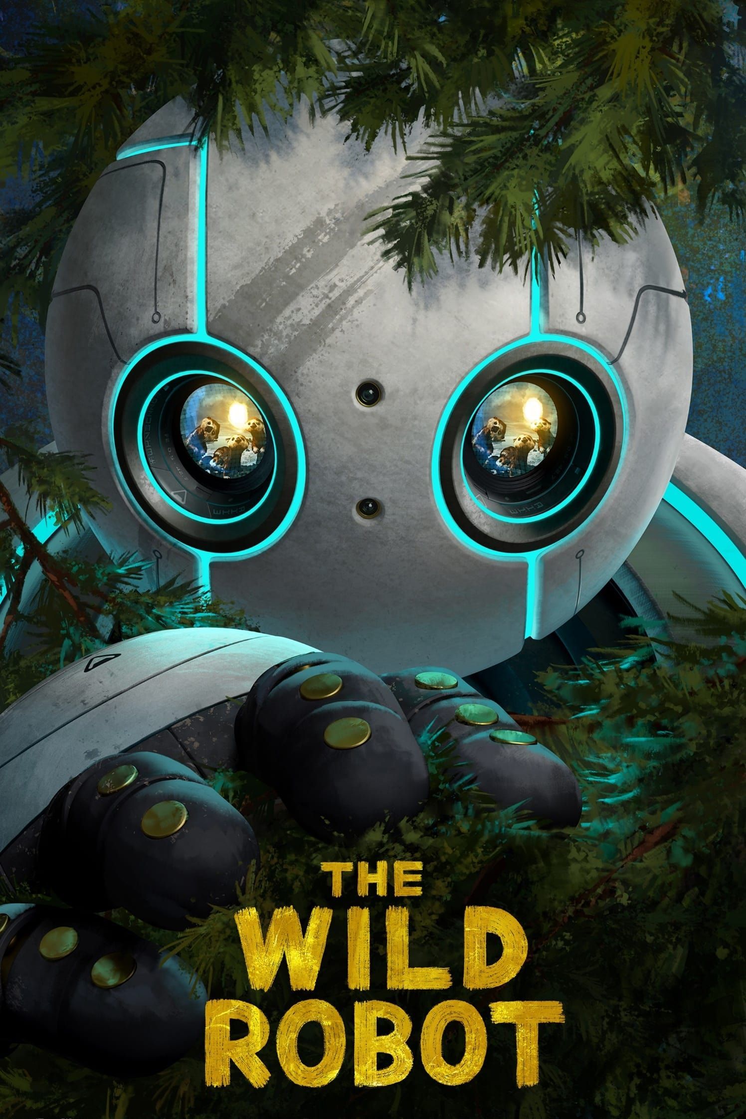 Movie poster “The Wild Robot”.