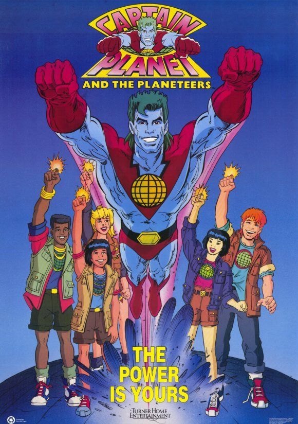 Captain Planet and the Planeteers TV Show Poster