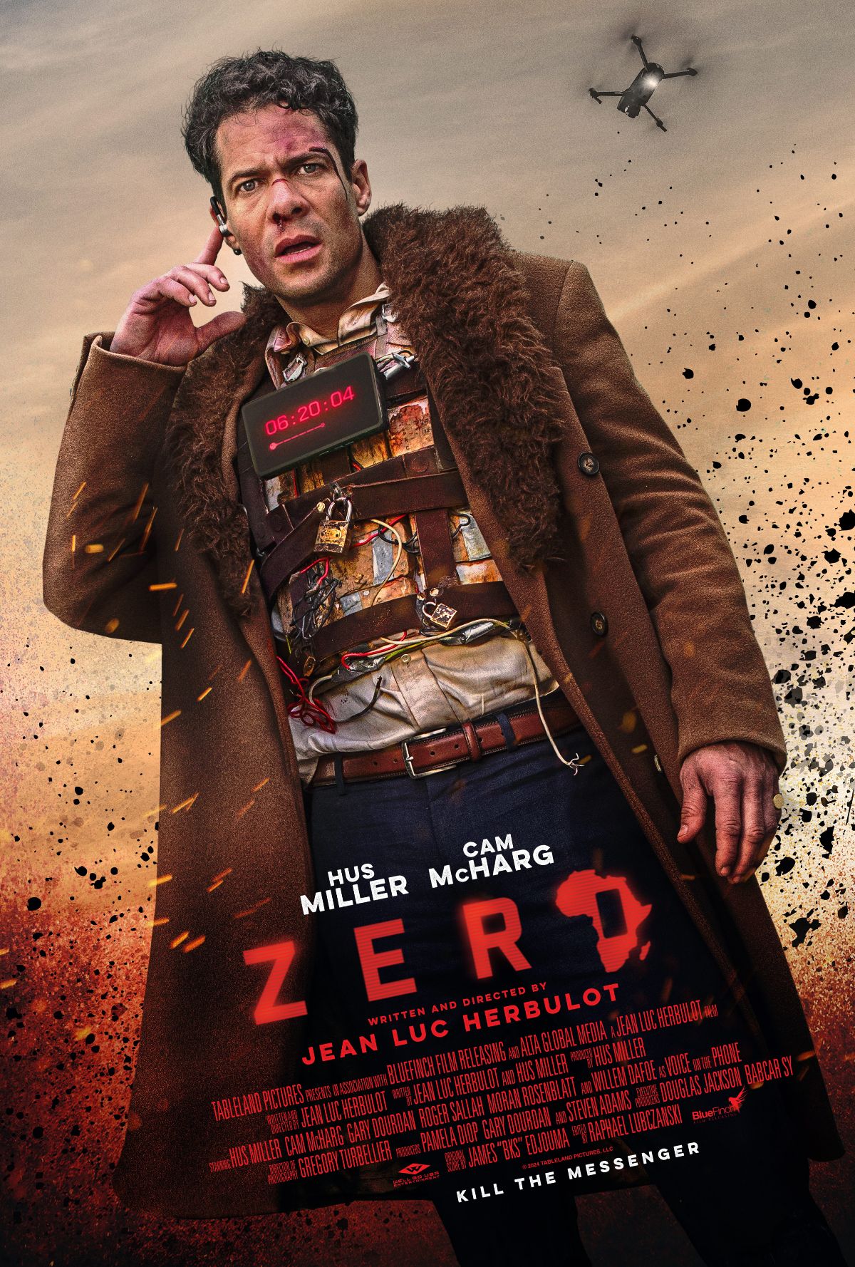 Hus Miller in the most poster for Zero